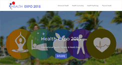 Desktop Screenshot of healthexpo2015.net